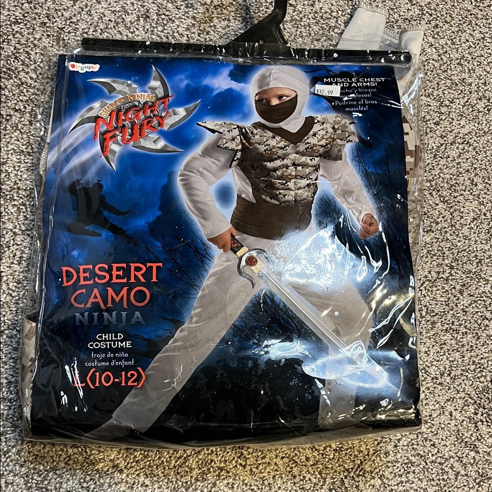Desert Camo Ninja Child Costume